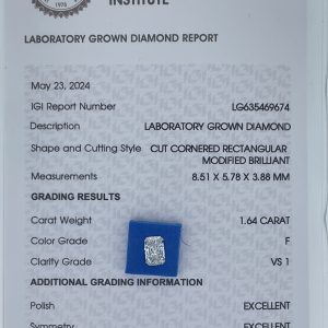 RADIANT 1,64 ct F VS1