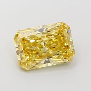 Radiant 2,15 ct Fancy Intense Yellow VS1
