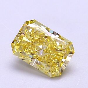 Radiant 1,15 ct Fancy Vivid Yellow VS1