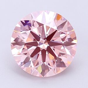 Round 2,07 ct Fancy Intense Pink VS1