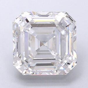 Asscher 3,65 ct F VS1
