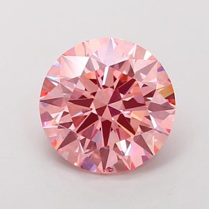 Round 2,53 ct Fancy Vivid Pink VS2