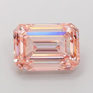 Emerald 3.04 Ct Fancy Intense Pink VS2