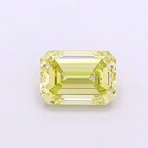 Emerald 1,06 ct Fancy Yellow VS1