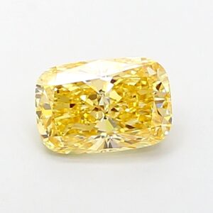 Cushion 1,03 ct Fancy Intense Yellow VS1