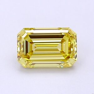 Emerald 1,00 ct Fancy Intense Yellow VS1
