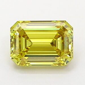 Emerald 0,99 ct Fancy Intense Yellow VS1