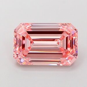 Emerald 3.02 Ct Fancy Intense Pink VS1