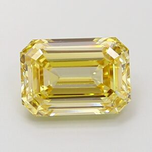 Emerald 1,53 ct Fancy Yellow VS1