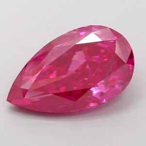 Pear 5.17 Ct Fancy Vivid Red VS1