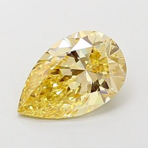 Pear 1,13 ct Fancy Intense Yellow VS1