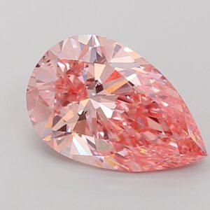 Pear 3,01 ct Fancy Vivid Pink VS2