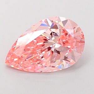Pear 2.74 Ct Fancy Intense Pink VS1