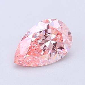 Pear 1.36 Ct Fancy Intense Pink VS1