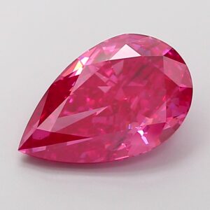 Pear 3,12 ct Fancy Vivid Pink VS2