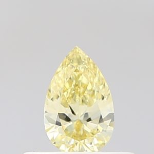 Pear 0,29 ct Fancy Intense Yellow VS2