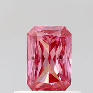 Radiant 0,5 ct Fancy Vivid Pink VS1