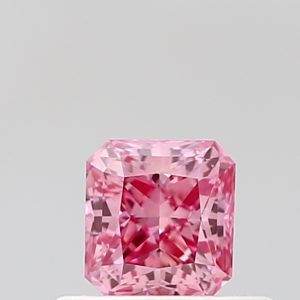 Radiant 0,46 ct Fancy Vivid Pink VVS2