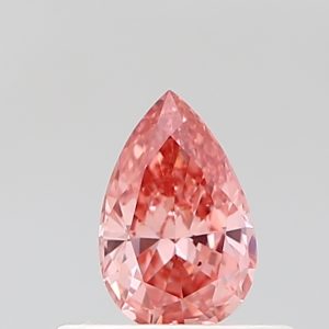 Pear Modified 0,35 ct Fancy Vivid Pink VS2