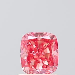 Cushion Modified 0,9 ct Fancy Vivid Pink VS2