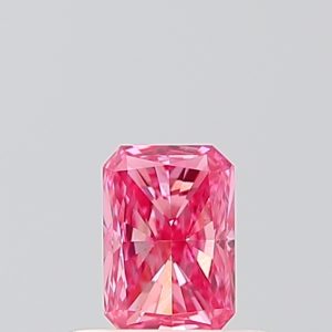 Radiant 0,38 ct Fancy Vivid Pink VS1