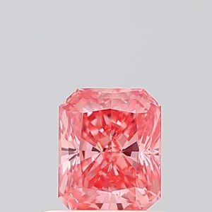 Radiant 0,54 ct Fancy Vivid Pink VS1