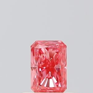 Radiant 0,37 ct Fancy Vivid Pink VS2