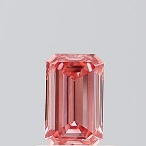 Emerald 0,38 ct Fancy Vivid Pink VS1
