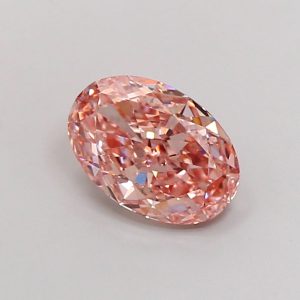 Oval Modified 2,03 ct Fancy Intense Brownish Pink VVS2