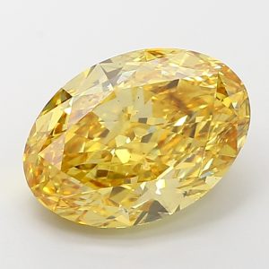 Oval 5,1 ct Fancy Vivid Yellow VS2