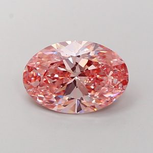 Oval 2.89 ct Fancy Vivid Pink VVS2