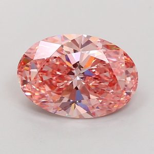 Oval 2,65 ct Fancy Vivid Pink VVS2