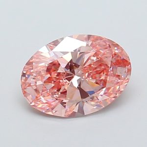 Oval 1.51 ct Fancy Vivid Pink VS2