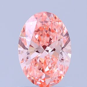 Oval 0.98 ct Fancy Vivid Pink VS1