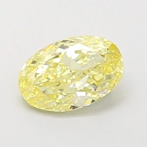 Oval 0,4 ct Fancy Vivid Yellow VS1