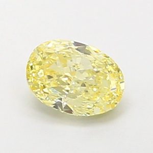 Oval 0,39 ct Fancy Vivid Yellow VS1