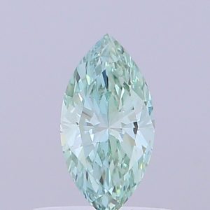 Marquise 0,51 ct Fancy Vivid Green VVS2