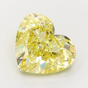 Heart Modified 6,01 ct Fancy Light Yellow VS1