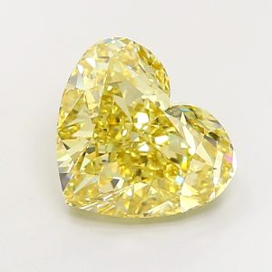 Heart Modified 5,74 ct Fancy Yellow VS1
