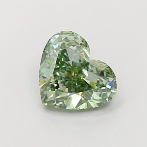 Heart Modified 2,03 ct Fancy Vivid Green VS1