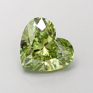 Heart Modified 1,58 ct Fancy Vivid Green VS2