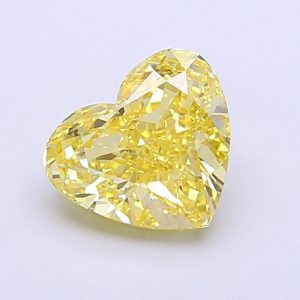 Heart Modified 1,5 ct Fancy Vivid Yellow VVS2