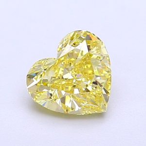 Heart Modified 1,03 ct Fancy Intense Yellow VS2