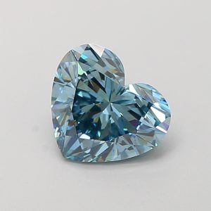Heart 1,35 ct Fancy Vivid Blue VS2