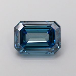 Emerald 2,02 ct Fancy Vivid Blue VS1