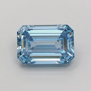 Emerald 1,84 ct Fancy Vivid Blue VS2