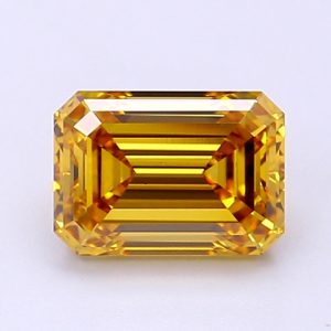 Emerald 1,48 ct Fancy Intense Brownish Yellow VS1