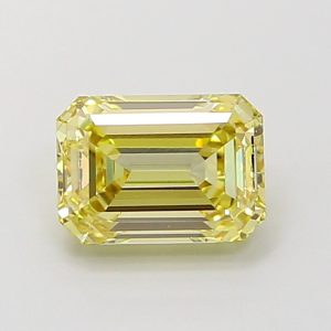 Emerald 1,13 ct Fancy Yellow VS1
