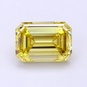 Emerald 1,11 ct Fancy Intense Yellow SI1
