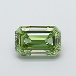 Emerald 1,01 ct Fancy Vivid Green VVS2